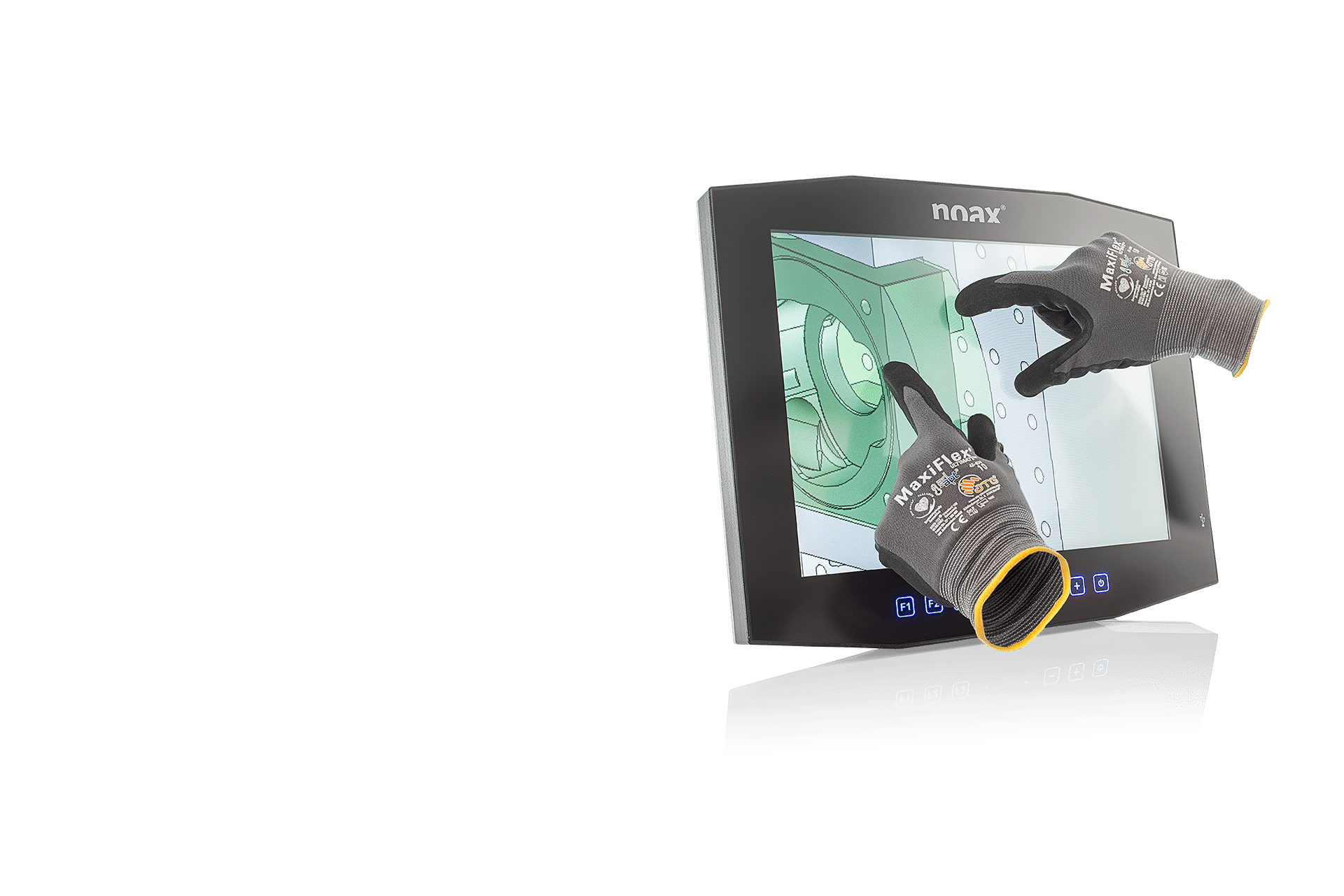 noax Industrie PC PCAP Multitouch mit Handschuhbedienung