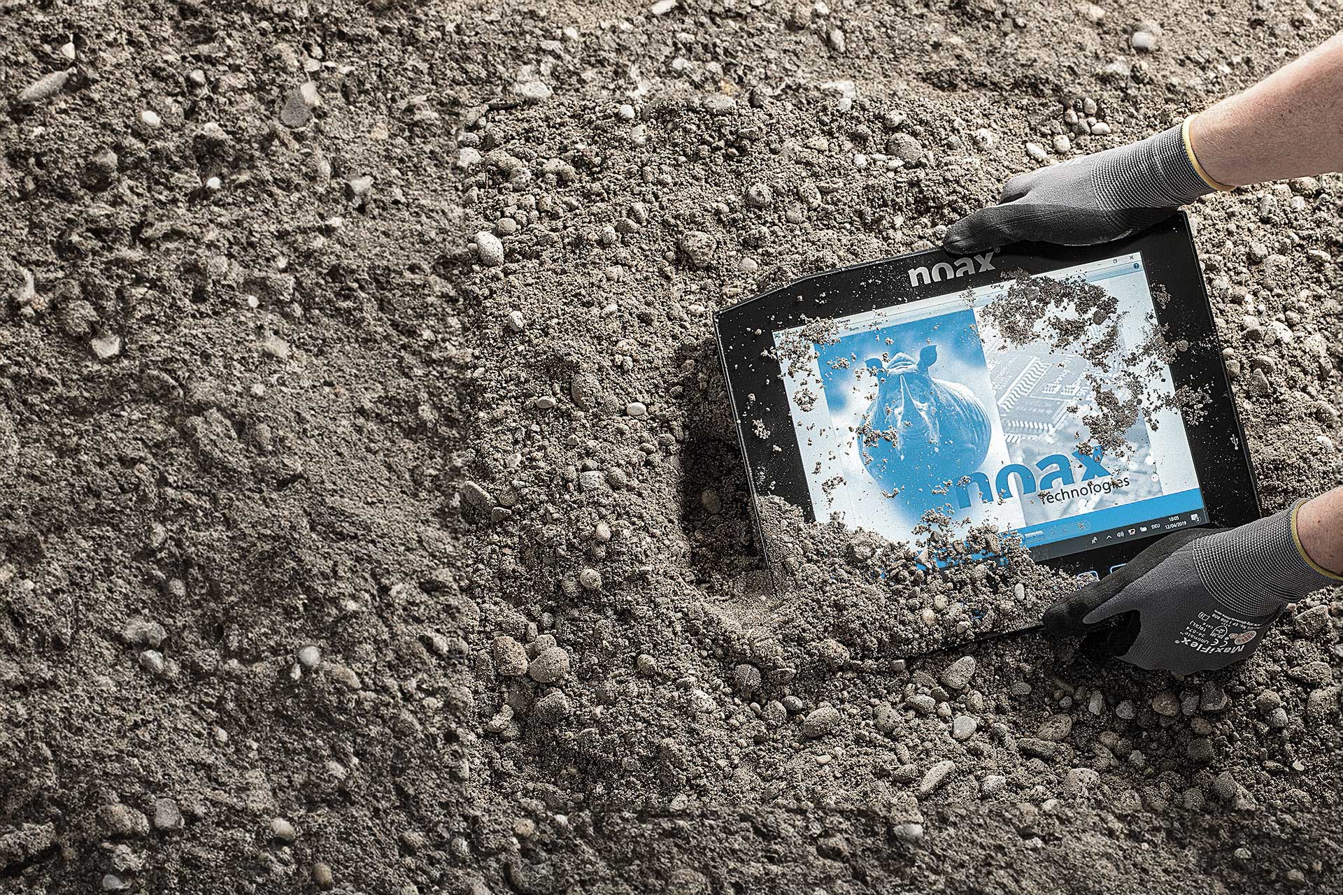 noax forklift terminal in rough environments
