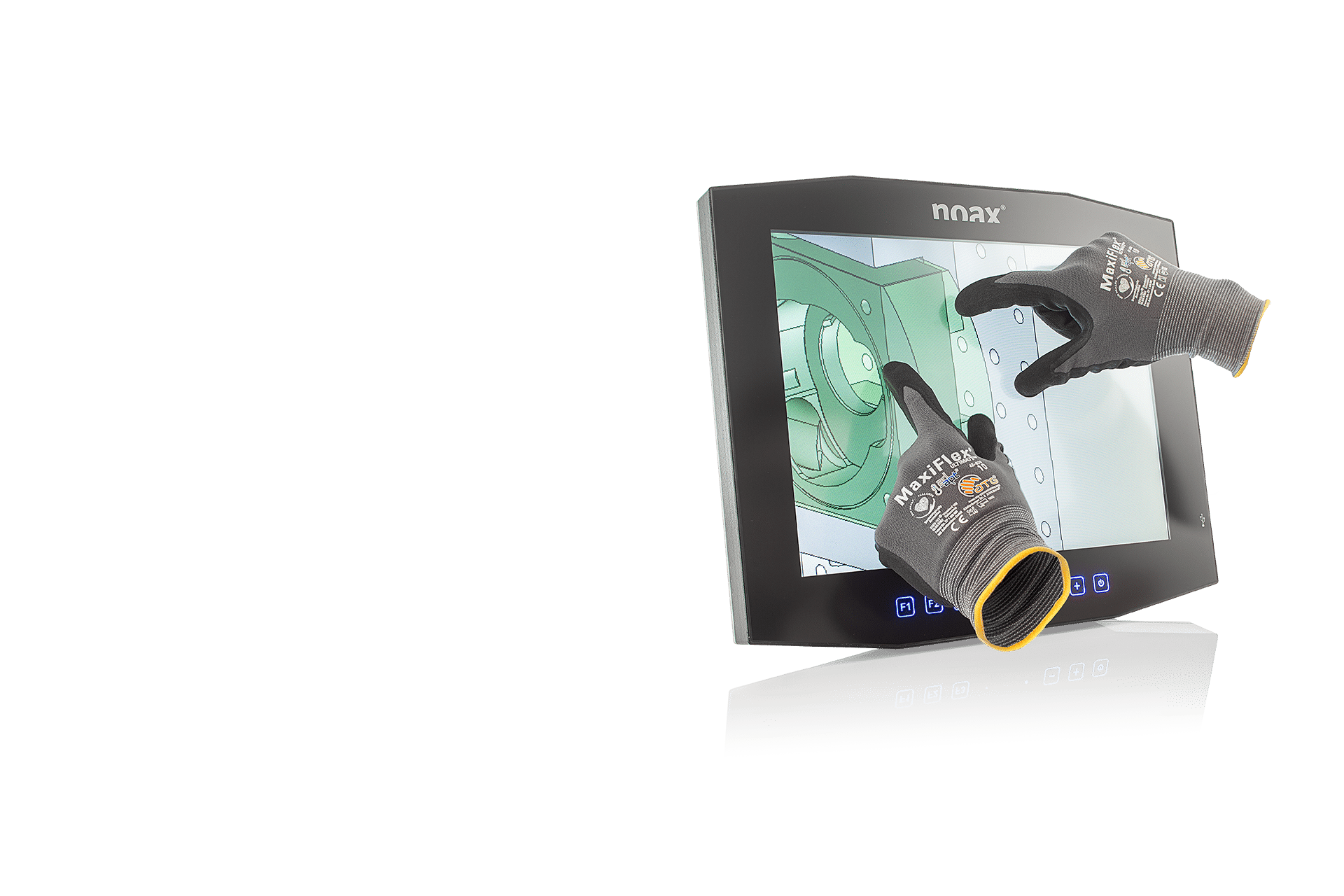noax Industrie PC PCAP Multitouch mit Handschuhbedienung