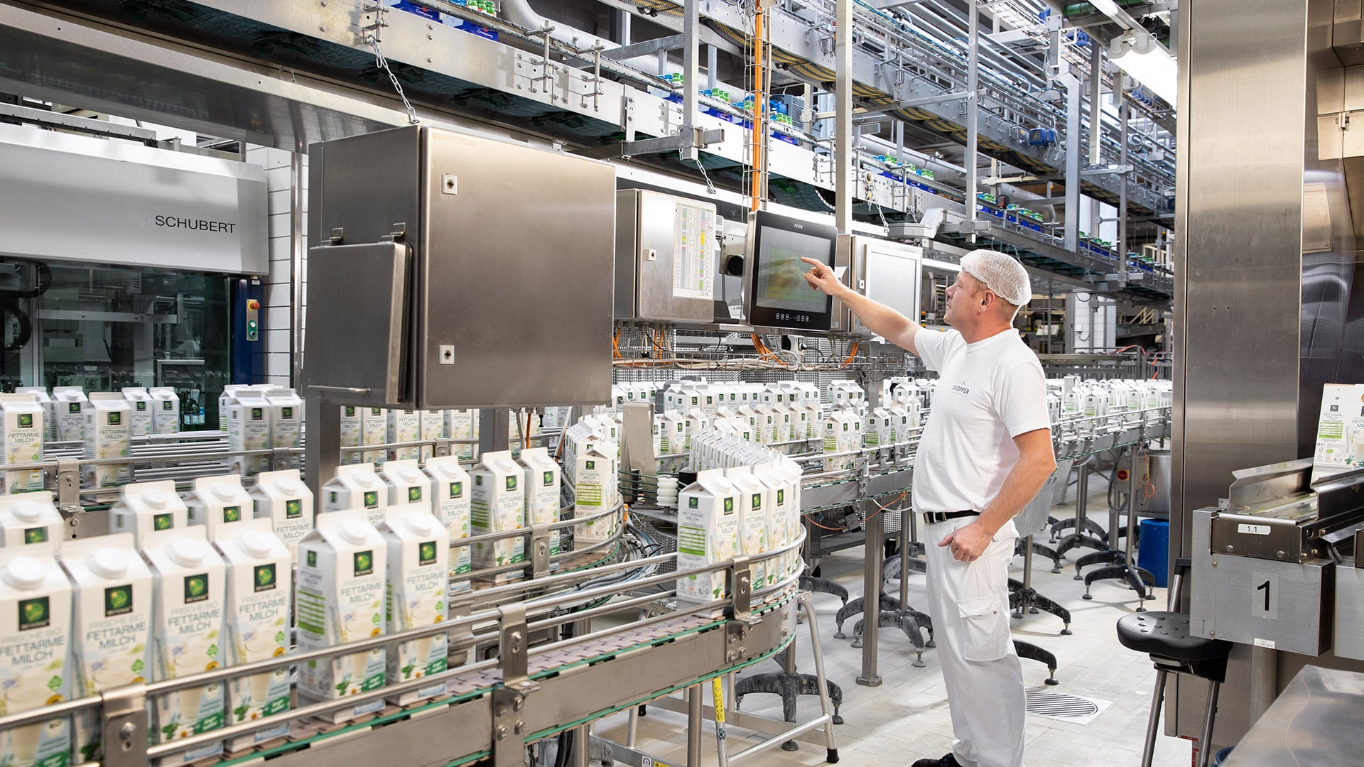Edelstahl Panel PC in der Lebensmittelindustrie bei Gropper